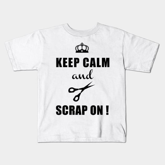 Scrapbook T Shirt Scrapbooking Scrapbooker Kids T-Shirt by adrinalanmaji